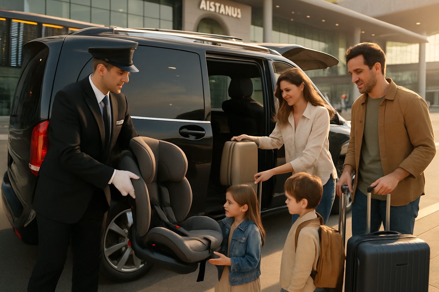 Child Seat & Luggage Planning for Family VIP Transfers in Turkey