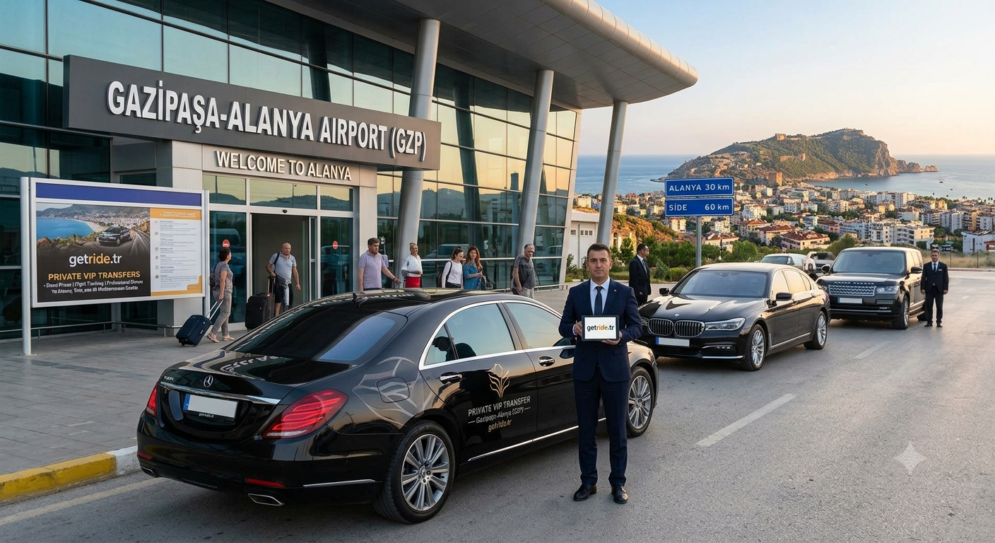 Gazipaşa-Alanya Airport (GZP) Private VIP Transfers – Luxury Chauffeur Service by getride.tr