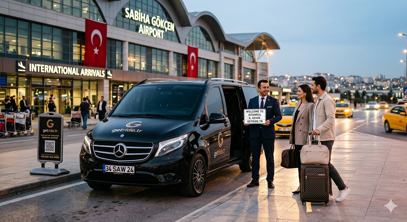 Sabiha Gökçen Airport (SAW) Private VIP Transfers – Luxury Chauffeur Service by getride.tr