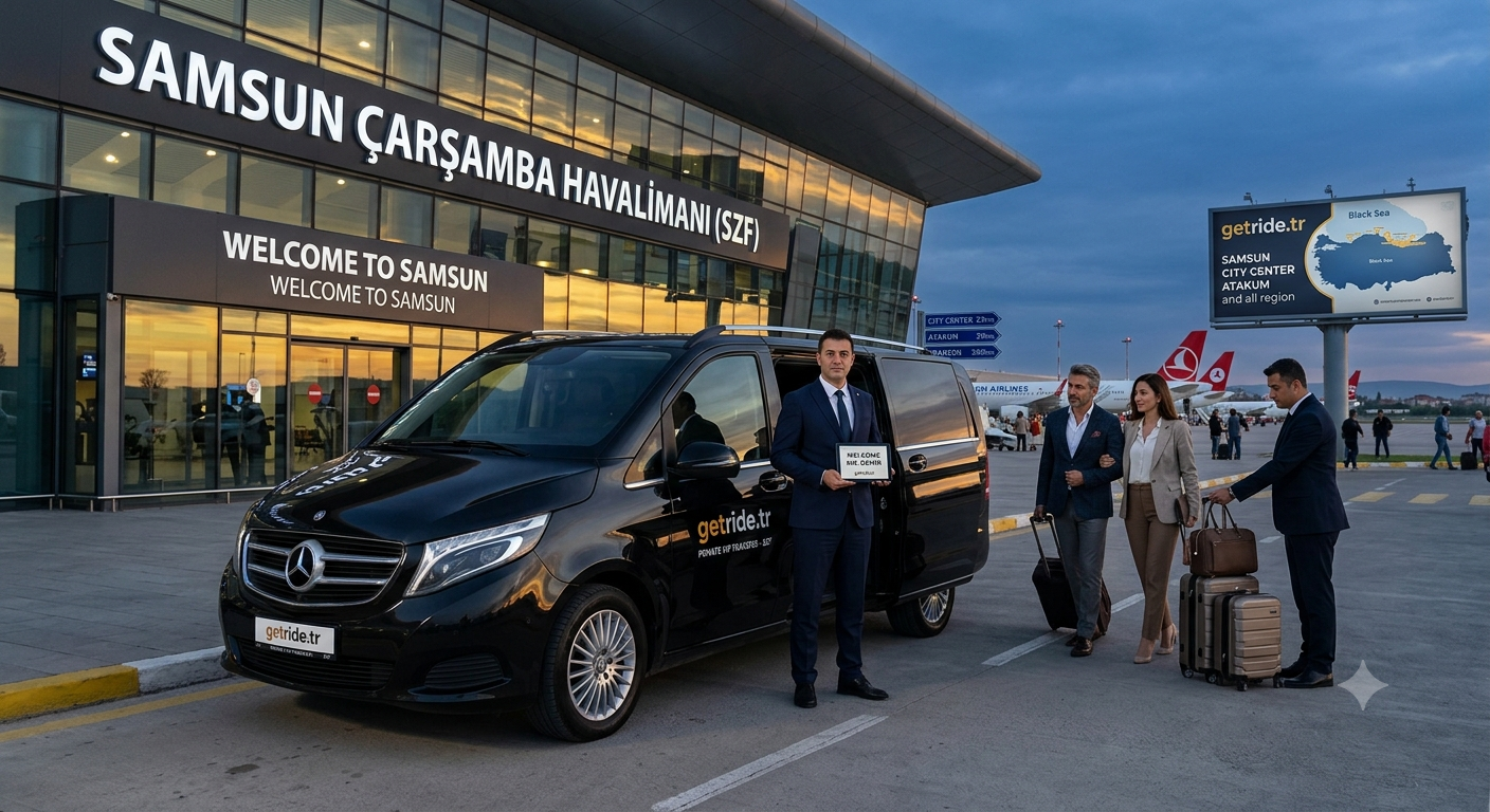 Samsun Çarşamba Airport (SZF) Private VIP Transfers – Luxury Chauffeur Service by getride.tr