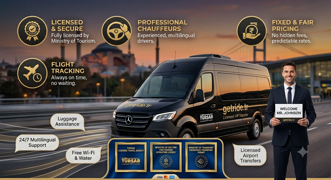 getride.tr – Turkey‘s Most Trusted, Transparent & Fully Licensed VIP Transfer Platform