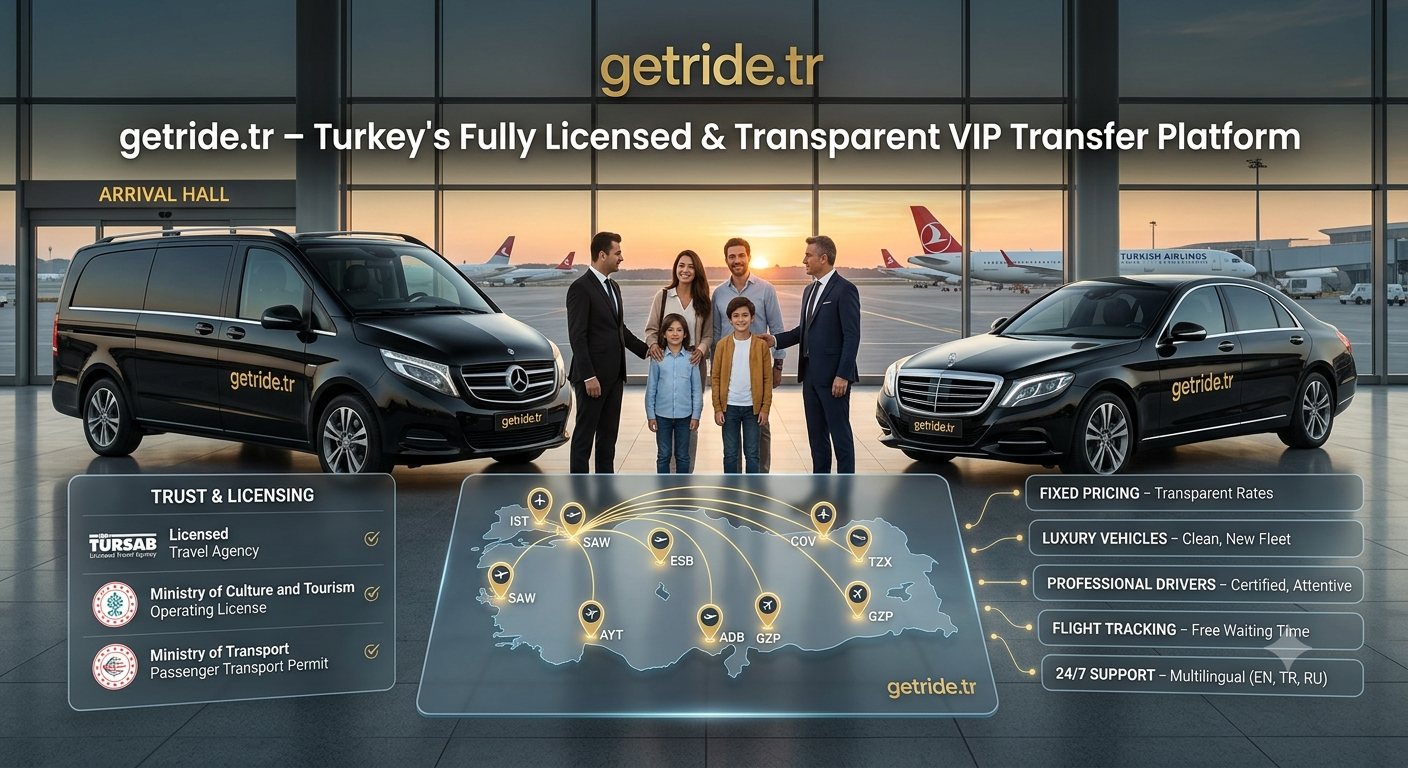🏆 Why getride.tr is Turkey's Most Trusted VIP Transfer Platform